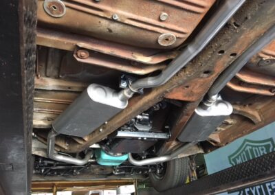 56 Pontiac dual exhaust