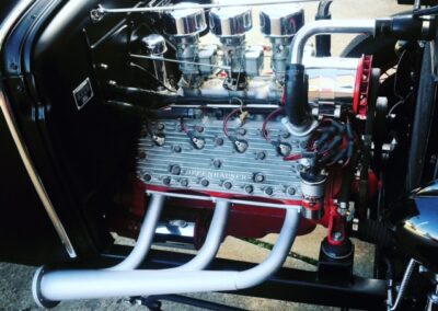 Lakes style Headers we built a on flathead powered Model A