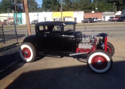Lakes style Headers we built a on flathead powered Model A